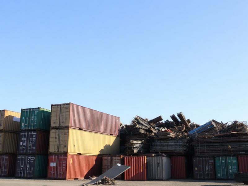 Container Scrap bought by KSA Scrap Buyer in Dammam